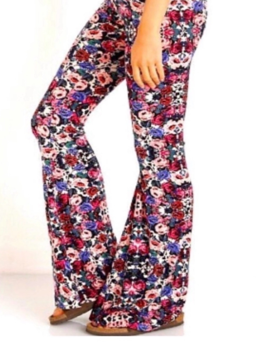Bam Bam Flared pants floral print